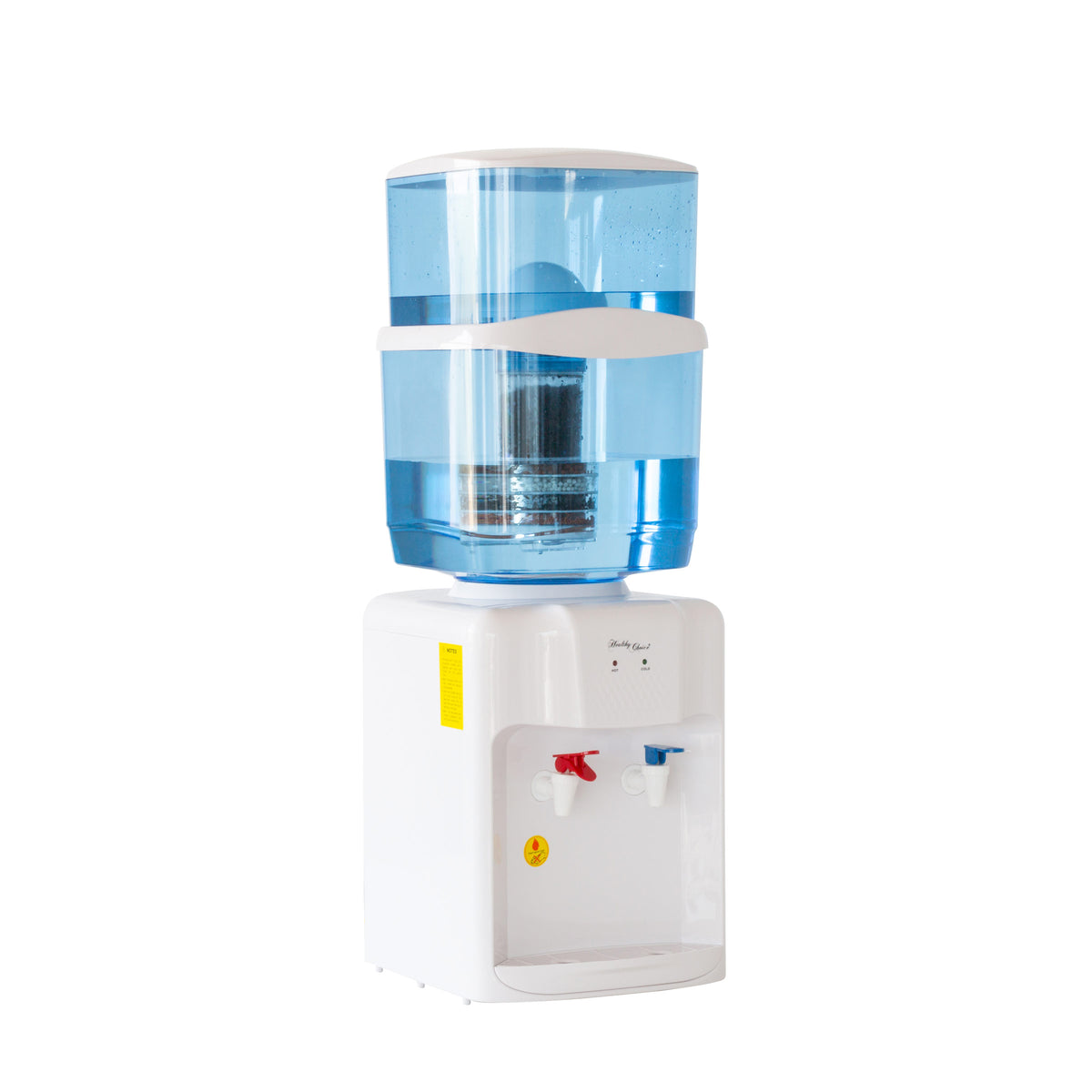 Benchtop Hot and Cold Water Dispenser with Resin Filtration