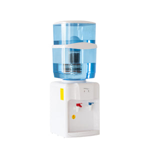 Benchtop Hot and Cold Water Dispenser with Resin Filtration