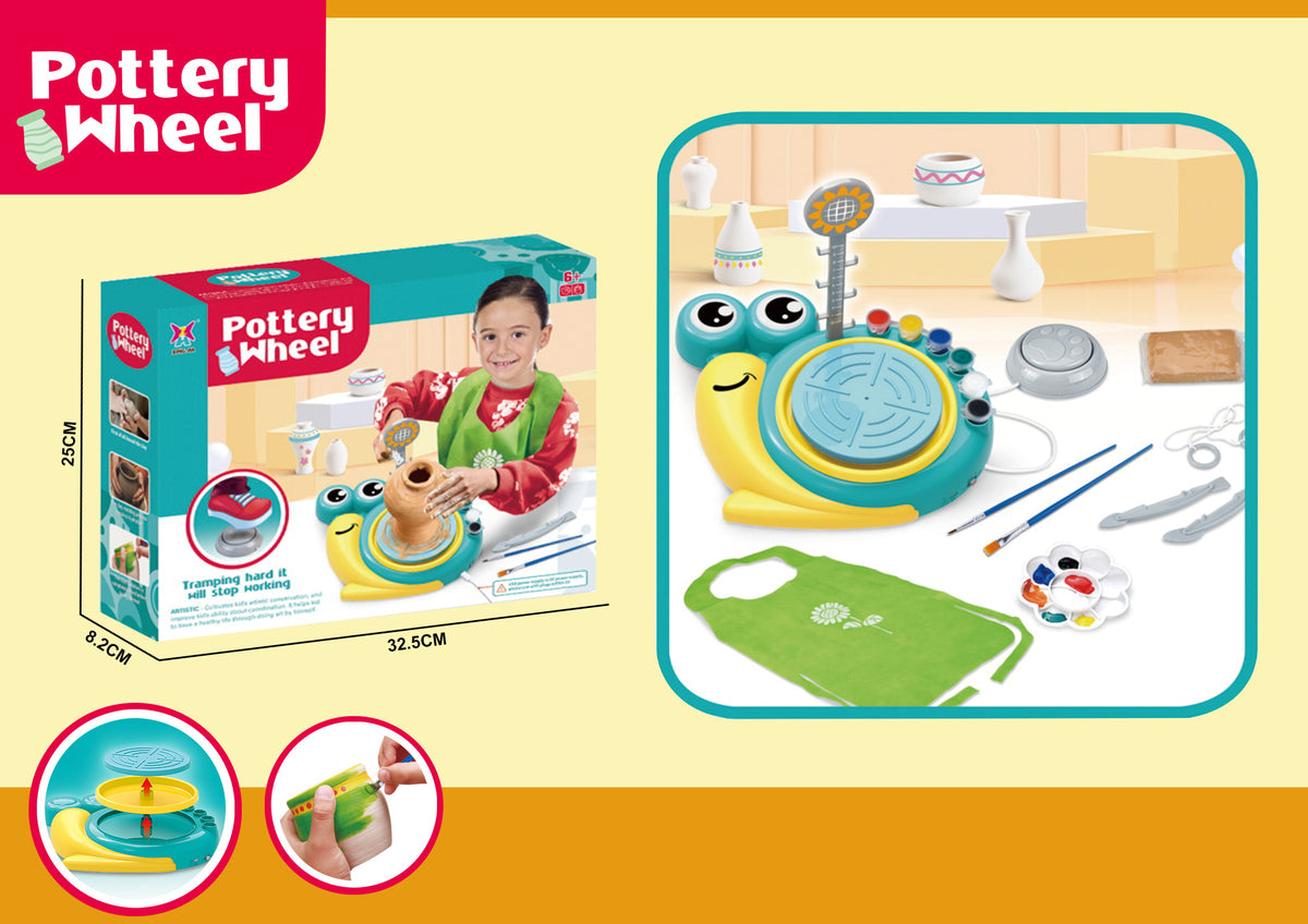 Complete kids Adventure Pottery Wheel Set