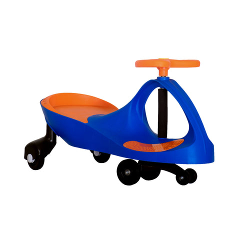 Ride-on Swing Car (Blue) Peddle-free, Fun & Fast for Children