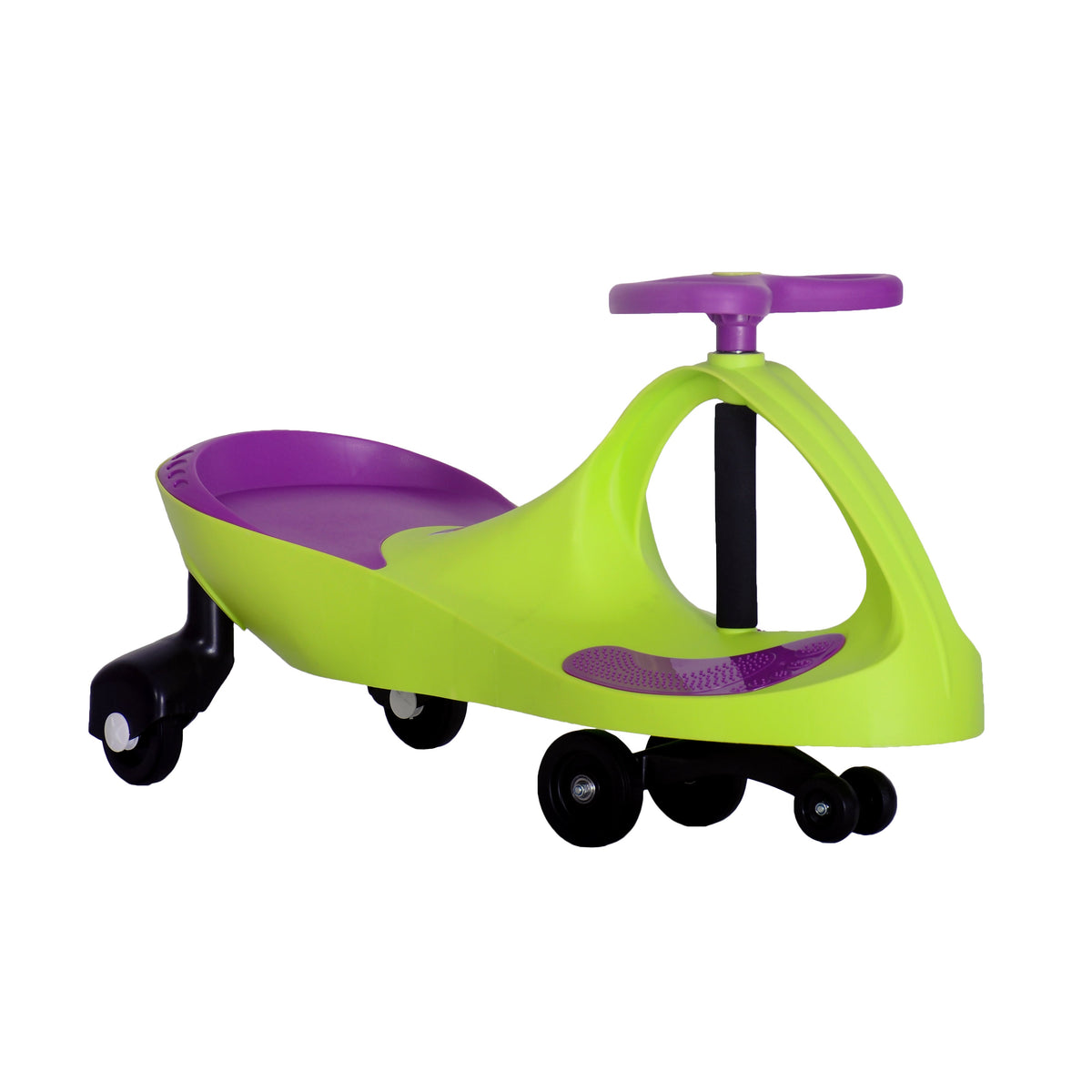 Ride-on Swing Car (Green) Peddle-free, Fun & Fast for Children