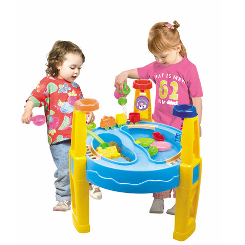 Large Children's Sand & Water Table with 24 Accessories for Play
