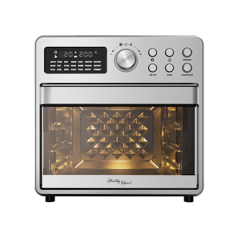 AF1600 16L Stainless Steel Air Fryer Convection Oven on white background.