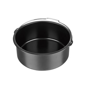 Round 8 inch cake tin for an air fryer.