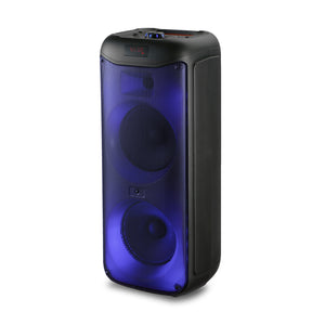 LED Multi-coloured Flame Light Portable Bluetooth Speaker with 60W RMS