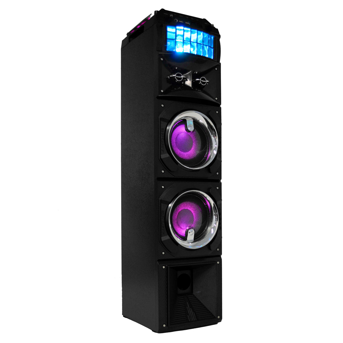 LED Stage Lights Portable Bluetooth Speaker with 80W RMS