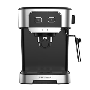 Front view of the Espresso Coffee Machine with a steam wand.