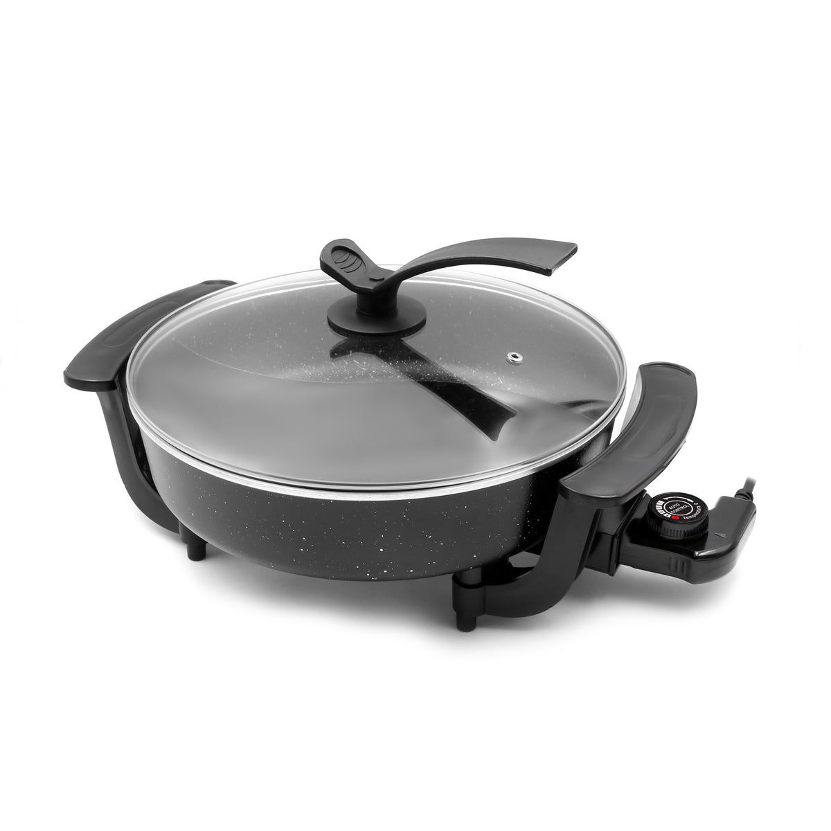 Electric Fry Pan with Cooking Divider.