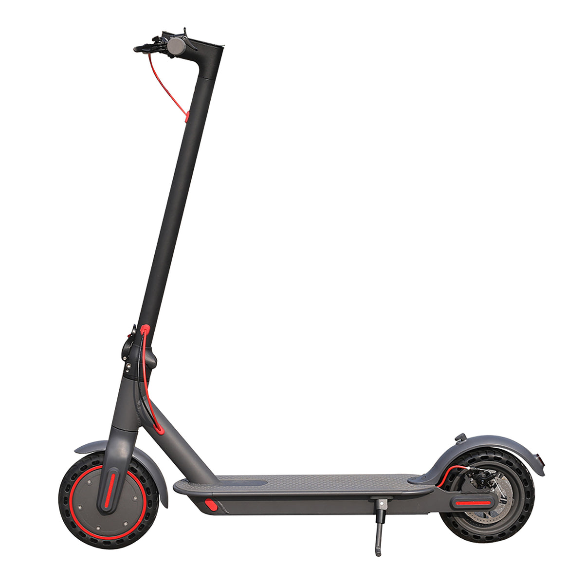 Side view of the ES60 Electric Scooter with a 36V 10.5Ah Battery.