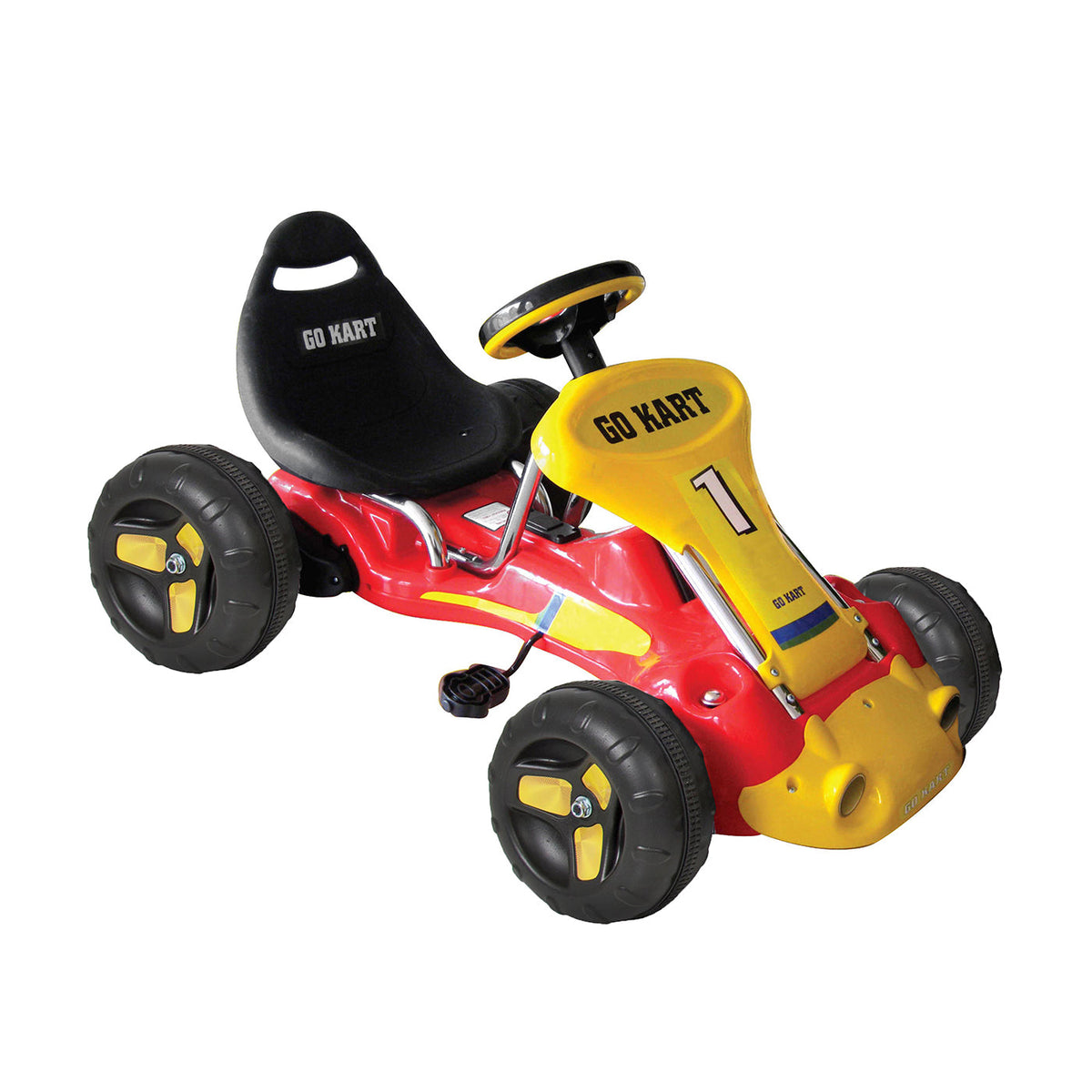 Pedal Powered Go-Kart for Children (Blue) Ride & Steer/ 4-Wheel Vehicle