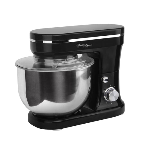 1200W Mix Master 5L Kitchen Stand (Black) w/ Bowl/ Whisk/ Beater