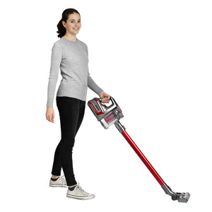 Rechargeable Cordless Handheld Stick Vacuum Cleaner (Red/Grey) 150W