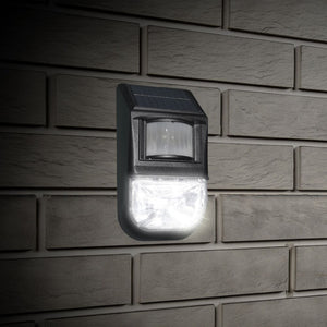 Solar-Powered Motion Sensor Light, Detects Motion, Rechargeable