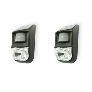 Solar-Powered Motion Sensor Light (2-Piece) Detects Motion Rechargeable