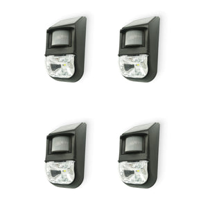 Solar-Powered Motion Sensor Light (4-Piece) Detects Motion Rechargeable