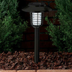 Wireless Solar-Powered Mosquito Killer Lamp (Black)
