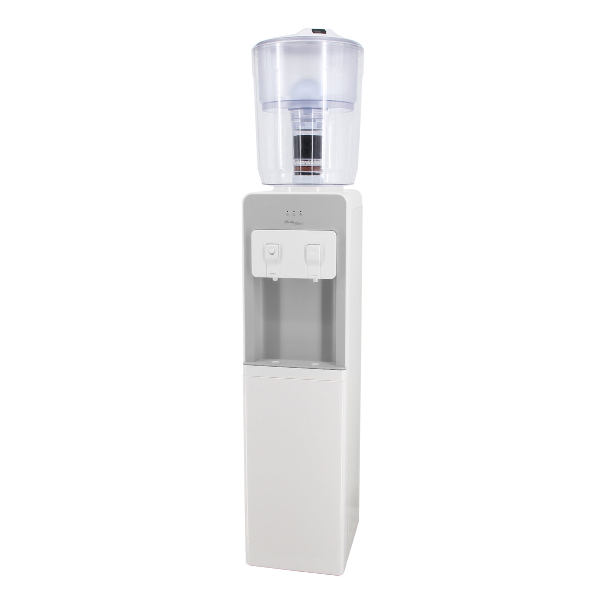 Water Purifier Filter with Activated Carbon installed in the Cold Water Dispenser